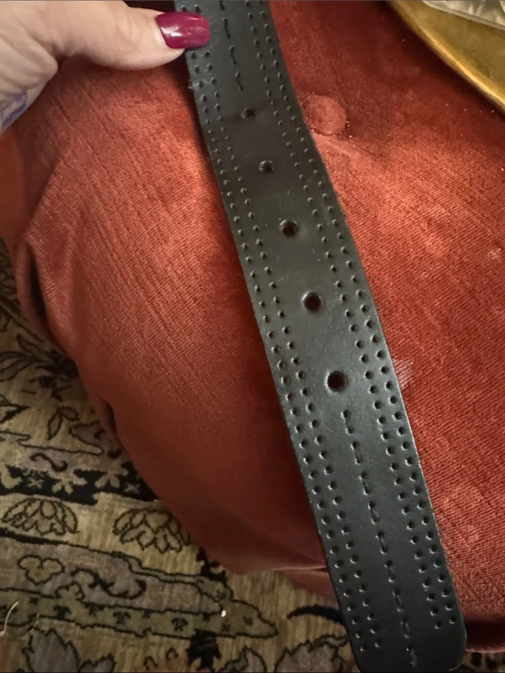 Guess black leather
